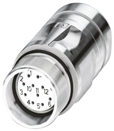 Phoenix Contact Circular Connector, 17 Contacts, Cable, M23 Connector, Socket, Female, IP67, CA-17S Series