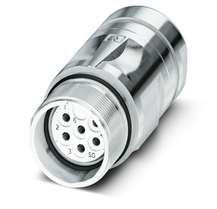 Phoenix Contact Circular Connector, 6 Contacts, Cable, M23 Connector, Socket, Female, IP67, CA-6S Series