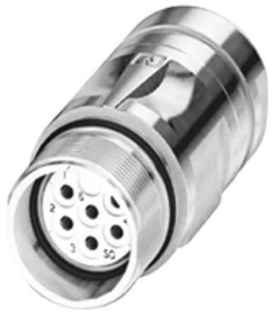 Phoenix Contact Circular Connector, 9 Contacts, Cable, M23 Connector, Socket, Female, IP67, CA-9S Series