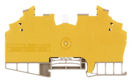 Weidmüller 1016000000 W Series Disconnect Terminal Block Brown, 1.5mm², 1-Level, Screw
