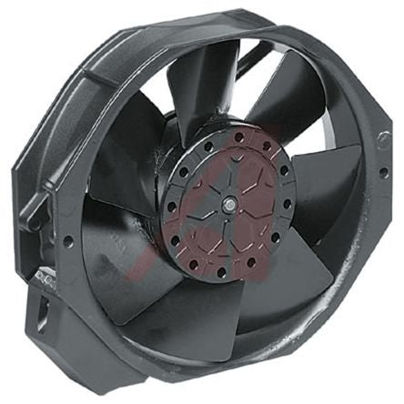 ebm-papst W2E142 Series Axial Fan, 230V ac, 325 m³/h, 27 W, 0.12 A Max, IP22 150 mm, 172mm, 38 mm