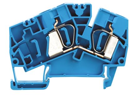 Weidmüller 1771390000 Z Series Feed Through Terminal Block Blue, 1-Level, Clamp