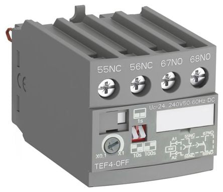 ABB TEF4 Contactor Relay, 240V Coil, 4-Pole, 3 A 690V, 1 NO/1 NC, 240V