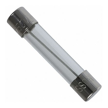 Eaton 7.5A F Glass Cartridge Fuse, 6.3 x 32 mm