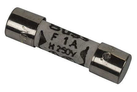 Eaton 630mA F Ceramic Cartridge Fuse, 5 x 20 mm