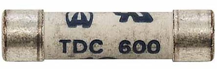 Eaton 2A F Ceramic Cartridge Fuse, 6.3 x 25.4 mm