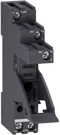 Schneider Electric Harmony Relay RXG 5 Way 250V DIN Rail Relay Socket, for use with RXG Series Relay