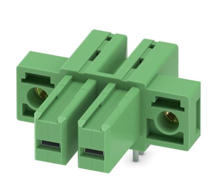 Phoenix Contact COMBICON Series Pluggable Terminal Block, 2-Contact, 7.62 mm Pitch, 1 Row, 1708491