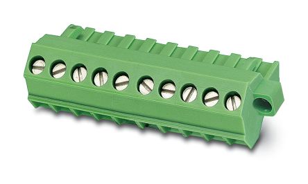 Phoenix Contact SMSTB 2.5/21-STF-5.08 Series Pluggable Terminal Block, 21-Contact, 5.08 mm Pitch, 1 Row, 1707845