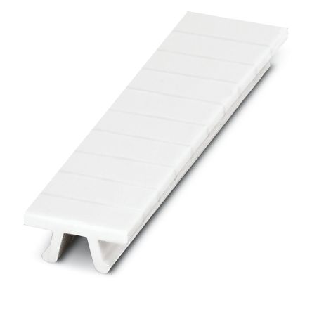 Phoenix Contact, ZB 4/WH-100:UNBEDRUCKT Polyamide Zack Strip for use with Terminal Block