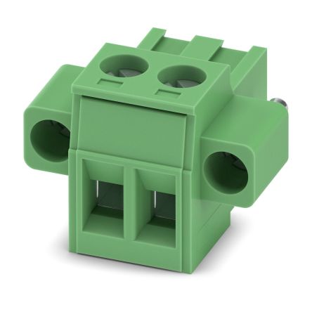 Phoenix Contact MSTBT 2.5/2-STF Series Pluggable Terminal Block, 2-Contact, 5 mm Pitch, 1 Row, 1919718