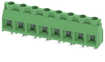 Phoenix Contact MKDS 5/8-9.5 Series Straight PCB Terminal Block, 8 Contact(s), 9.52 mm Pitch, 1 Row