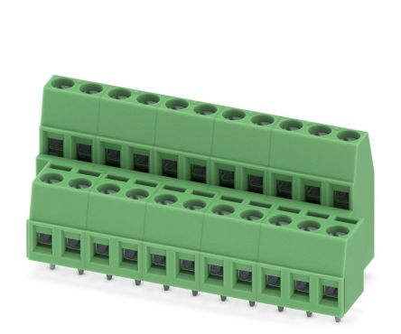 Phoenix Contact MKKDS 1.5/11-5.08 Series PCB Terminal Block, 11 Contact(s), 5.08 mm Pitch, 2 Row