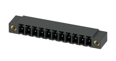 Phoenix Contact MC 1.5/11-GF-3.81 P26 THR Series Pluggable Terminal Block, 11-Contact, 3.81 mm Pitch, 1 Row, 1722257