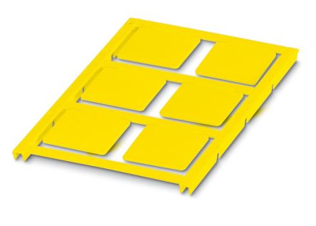 Phoenix Contact, UC-EMP (27X27) YE Polyamide Terminal Block Marker for use with Terminal Block