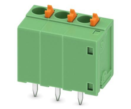 Phoenix Contact FFKDSA1/V2-5.08- 3 Series PCB Terminal Block, 3 Contact(s), 5.08 mm Pitch, 1 Row
