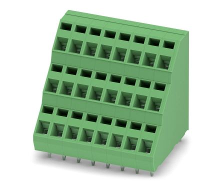 Phoenix Contact ZFK3DSA 1.5-5.08- 8 Series PCB Terminal Block, 8 Contact(s), 5.08 mm Pitch, 3 Row