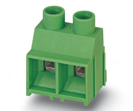 Phoenix Contact MKDSV 5 HV/ 2-9.52 Series PCB Terminal Block, 2 Contact(s), 9.52 mm Pitch, 1 Row