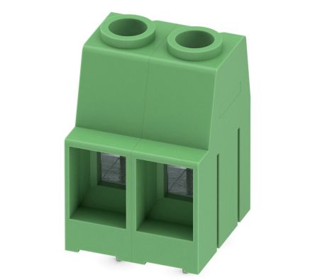 Phoenix Contact MKDSP 10HV/2-10.16 Series Horizontal PCB Terminal Block, 2 Contact(s), 10.16 mm Pitch, 1 Row