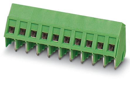 Phoenix Contact SMKDSP 1.5/24-5.08 Series 55° PCB Terminal Block, 24 Contact(s), 5.08 mm Pitch, 1 Row