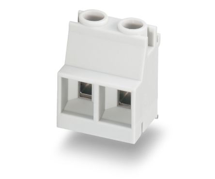 Phoenix Contact MKDSO 2.5 HV/2R-7.5 KMGY Series PCB Terminal Block, 2-Contact, 7.5 mm Pitch, 1 Row