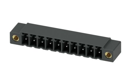 Phoenix Contact MC 1.5/10-GF-3.81 P14 THR Series Pluggable Terminal Block, 10 Contact(s), 3.81 mm Pitch, 1 Row