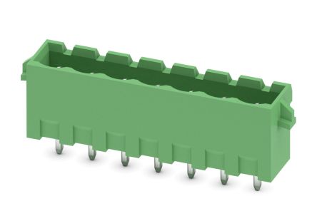 Phoenix Contact MSTBVA 2.5/7-G-5.08-RN Series Pluggable Terminal Block, 7-Contact, 5.08 mm Pitch, 1 Row, 1936063
