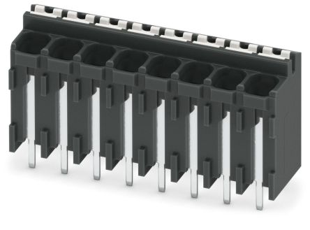 Phoenix Contact SPT-THR 1.5/8-V-3.5 P20 R72 Series Pluggable Terminal Block, 8-Contact, 3.5 mm Pitch, 1 Row, 1823256