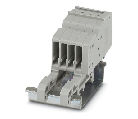 Phoenix Contact PPC 1.5/S-NS/4 Series Pluggable Terminal Block, 1-Contact, 3.5 mm Pitch, 1 Row, 3213410