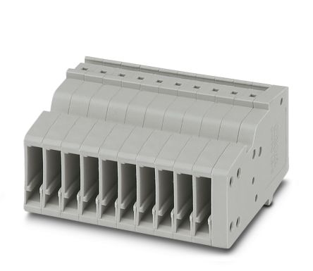 Phoenix Contact PPC 1.5/S/10 Series Pluggable Terminal Block, 10-Contact, 3.5 mm Pitch, 1 Row, 3213467