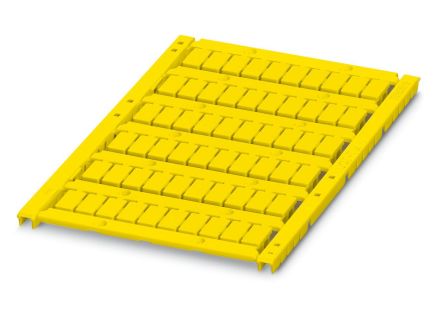 Phoenix Contact, UCT-TM 6 YE Polycarbonate Marker Label for use with Terminal Block