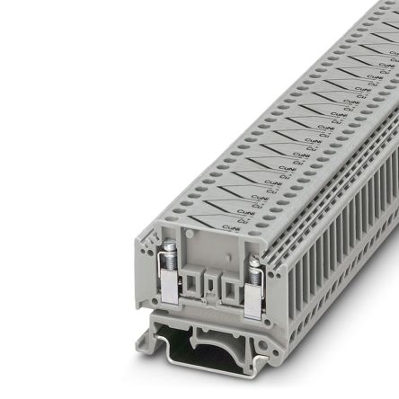 Phoenix Contact 3100060 MTKD-CU/CUNI EX Series Thermoelectric Voltage Terminal Block Grey, 0.2mm², 2.5 mm², 1-Level,
