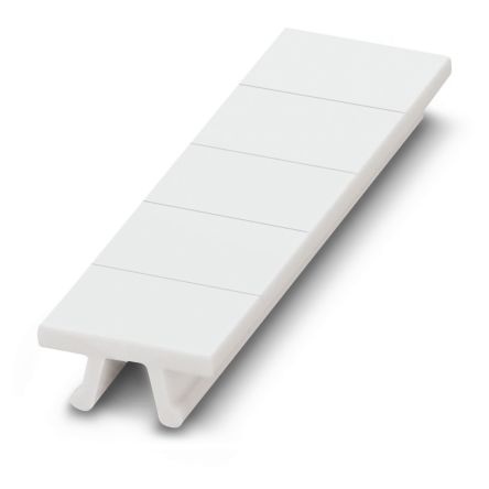 Phoenix Contact, ZB 17:UNBEDRUCKT Polyamide Zack Strip for use with Terminal Block