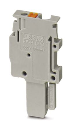 Phoenix Contact Clipline Series Pluggable Terminal Block, 1-Contact, 3.5 mm Pitch, 1 Row, 3212659