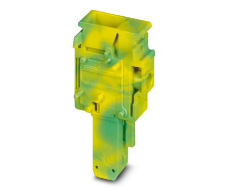 Phoenix Contact UP 6/1-M GNYE Series Pluggable Terminal Block, 1-Contact, 8.2 mm Pitch, 3060788