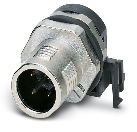 Phoenix Contact Circular Connector, 4 Contacts, Rear, M12 Connector, Plug, Male, IP67