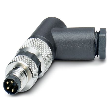 Phoenix Contact Circular Connector, 4 Contacts, Cable, M8 Connector, Plug, Male, IP67, SACC Series