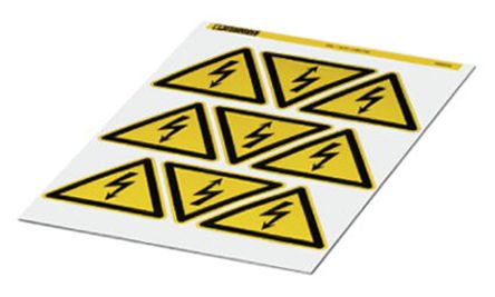 Phoenix Contact Panel Marker, 10 mm Length 0830486 Yellow