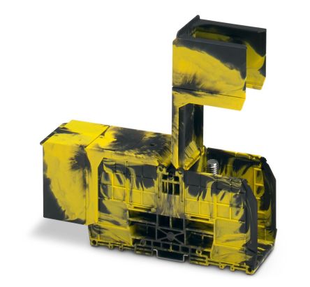 Phoenix Contact 3247988 RBO 12-FE-HC Series High Current Connector Yellow, Black, 10mm², 240 mm², 1-Level, Bolt