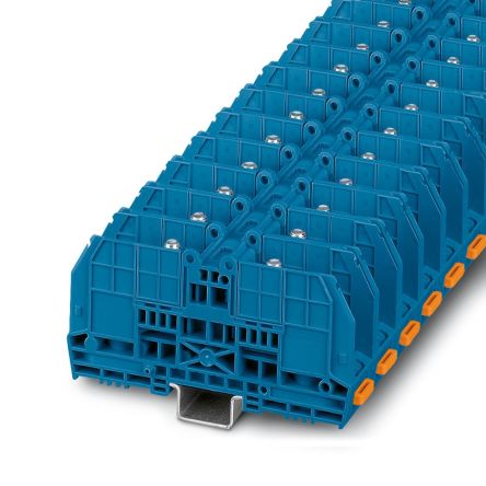 Phoenix Contact 3213136 RBO 8 BU Series High Current Connector Blue, 6mm², 70 mm², 1-Level, Bolt, IECEx, EAC Ex, ATEX