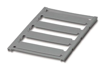 Phoenix Contact Panel Marker, 60 mm Length 0828088 Silver