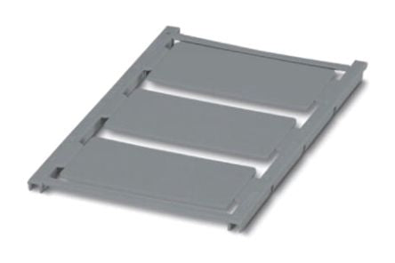 Phoenix Contact Panel Marker, 60 mm Length 0828091 Silver