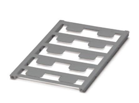 Phoenix Contact Panel Marker, 17 mm Length 0828096 Silver