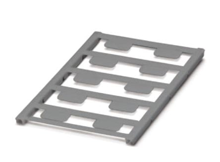 Phoenix Contact Panel Marker, 20 mm Length 0828097 Silver