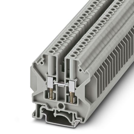 Phoenix Contact 3070338 USST 4 Series Feed Through Terminal Block Grey, 1-Level, Screw