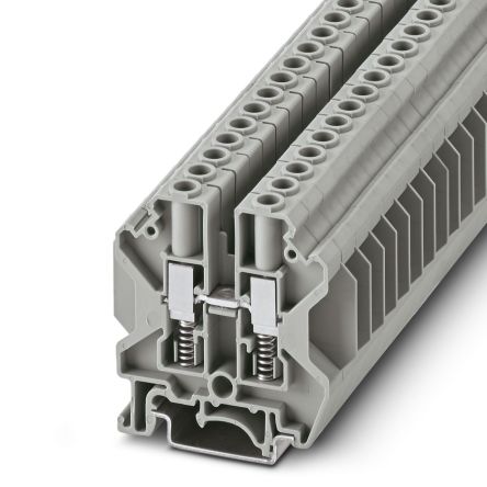 Phoenix Contact 3070341 USST 6 Series Feed Through Terminal Block Grey, 0.2mm², 10 mm², 1-Level, Screw