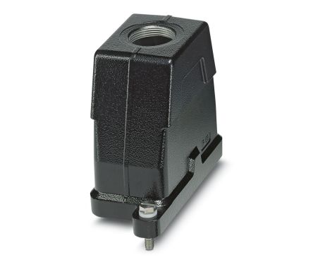 Phoenix Contact HC-HPR-B10-HHWH-1TTM32-EM-BK Series Heavy Duty Power Connector Housing, 1411067