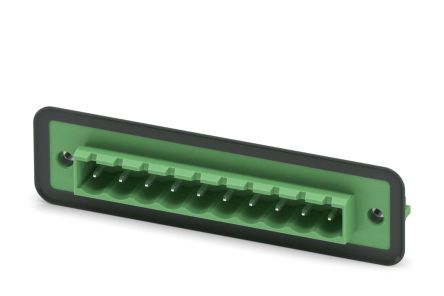 Phoenix Contact COMBICON Control Series Pluggable Terminal Block, 10-Contact, 5.08 mm Pitch, 1 Row, 1898910