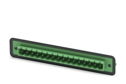 Phoenix Contact COMBICON Control Series Pluggable Terminal Block, 16-Contact, 5.08 mm Pitch, 1 Row, 1898978