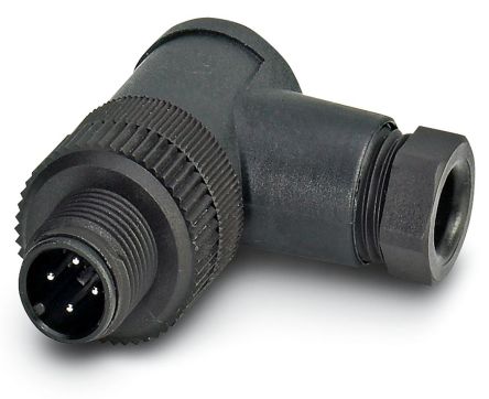 Phoenix Contact Circular Connector, 4 Contacts, Cable, M12 Connector, Plug, Male, IP67, SACC Series